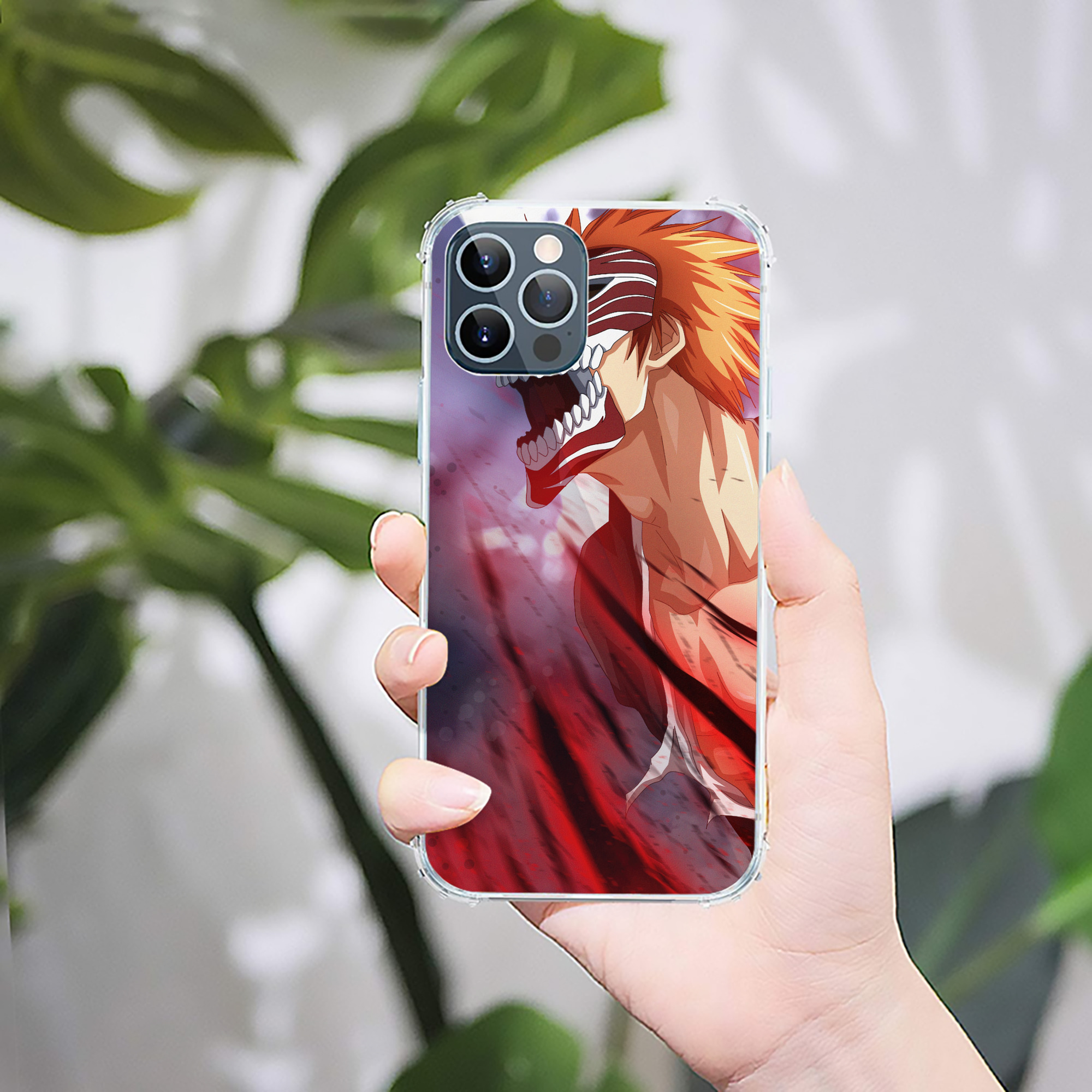 （画像用） ブリーチ BLEACH 【iPhone 12シリーズ対応】透明スマホケース（クリアソフトケース）